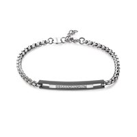 Necklace Sagapo Man in Steel SPD18